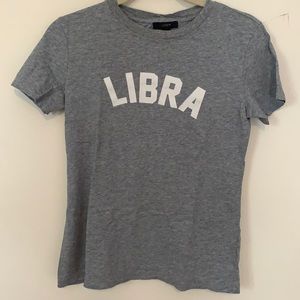 J.Crew size small Grey Libra t-shirt